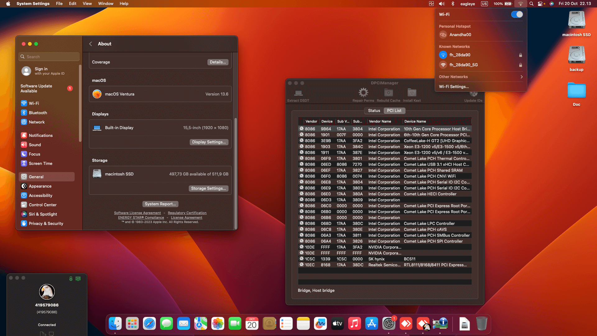 Lenovo Ideapad Gaming 3 15IMH05 4th [CometLake   Intel UHD 630 + I2C]   OpenCore 1